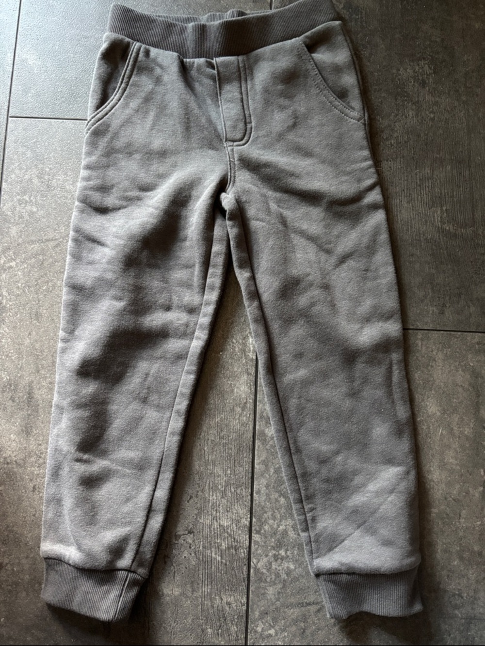 Kids Headquarters Grey Fleece Jogger Pants